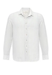 Antioch Blusenshirt APIA Regular Fit Beige/Weiß/Grau