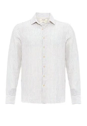 Antioch Blusenshirt APIA Regular Fit Weiß/Beige/Creme