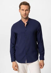 Antioch Blusenshirt Luigi Dunkelblau/Blau