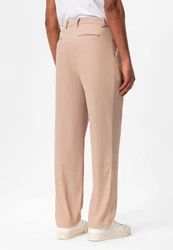 Antioch Strandhose Ottawa High Waist Pleated Oversize Beige/Khaki/Braun