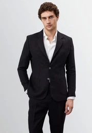 Winterjacke Linen BLAZER - Slim Fit