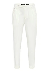 Antioch Strandhose AKRA High Waist Weiß/Khaki/Creme