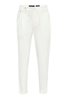 Antioch Strandhose AKRA High Waist Weiß/Khaki/Creme