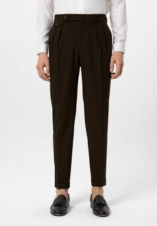 Antioch Strandhose AKRA High Waist Khaki/Dunkelbraun/Dunkelgrün/Braun