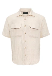 Antioch Blusenshirt Dodoma Khaki/Weiß/Beige