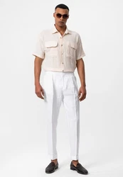 Antioch Blusenshirt Dodoma Khaki/Weiß/Beige