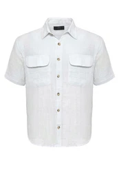 Antioch Blusenshirt Dodoma Weiß/Hellblau/Creme/Grau