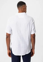 Antioch Blusenshirt Dodoma Weiß/Hellblau/Creme/Grau