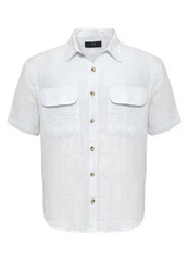 Antioch Blusenshirt Dodoma Weiß/Hellblau/Creme/Grau