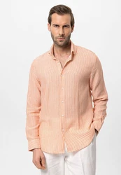 Antioch Blusenshirt Caracas Regular Fit Orange/Rosa