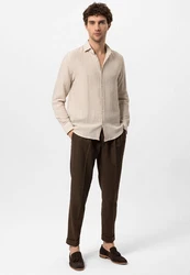 Antioch Blusenshirt Caracas Regular Fit Weiß/Beige/Khaki