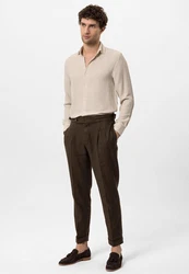 Antioch Blusenshirt Caracas Regular Fit Weiß/Beige/Khaki