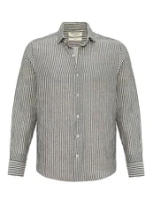Antioch Blusenshirt Caracas Regular Fit Dunkelgrün/Grau/Grün/Gelb/Creme