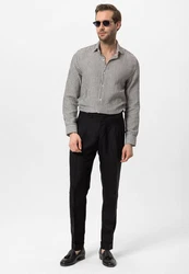 Antioch Blusenshirt Caracas Regular Fit Dunkelgrün/Grau/Grün/Gelb/Creme