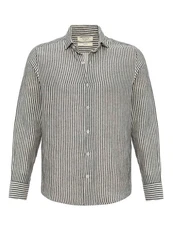 Antioch Blusenshirt Caracas Regular Fit Dunkelgrün/Grau/Grün/Gelb/Creme
