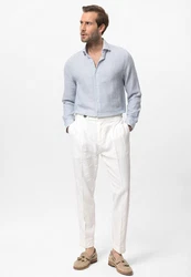 Antioch Blusenshirt Caracas Regular Fit Hellblau/Blau