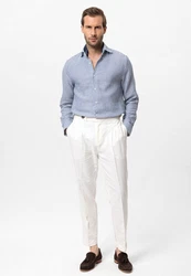 Antioch Blusenshirt Caracas Regular Fit Hellblau/Blau/Dunkelblau