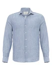 Antioch Blusenshirt Caracas Regular Fit Hellblau/Blau/Dunkelblau