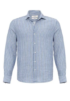 Antioch Blusenshirt Caracas Regular Fit Hellblau/Blau/Dunkelblau