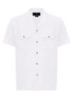 Antioch Blusenshirt Monaka Weiß/Dunkelblau/Khaki/Creme