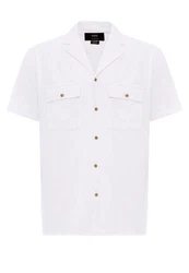 Antioch Blusenshirt Monaka Weiß/Dunkelblau/Khaki/Creme