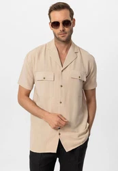 Antioch Blusenshirt Monaka Khaki/Beige/Braun