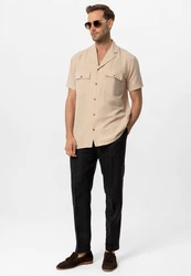 Antioch Blusenshirt Monaka Khaki/Beige/Braun