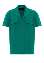 Antioch Blusenshirt Monaka Türkis/Grün