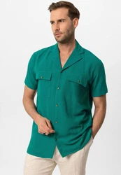 Antioch Blusenshirt Monaka Türkis/Grün