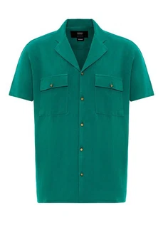 Antioch Blusenshirt Monaka Türkis/Grün