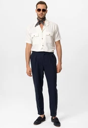 Antioch Blusenshirt Monaka Khaki/Beige/Weiß