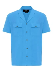 Antioch Blusenshirt Monaka Hellblau/Blau