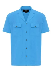 Antioch Blusenshirt Monaka Hellblau/Blau