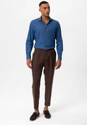 Antioch Blusenshirt Layun Blau/Dunkelblau