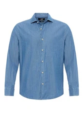 Antioch Blusenshirt Layun Dunkelblau/Blau/Hellblau