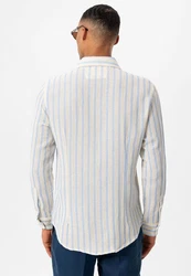 Antioch Blusenshirt Tokyo Mischfarben/Creme/Hellblau/Beige/Gelb