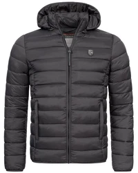 Geographical Norway Steppjacke Parka Schwarz/Grau/Dunkelgrau