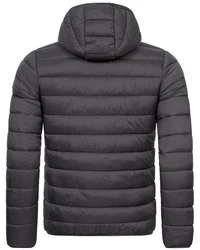 Geographical Norway Steppjacke Parka Schwarz/Grau/Dunkelgrau
