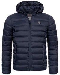 Geographical Norway Steppjacke Parka Dunkelblau/Hellblau