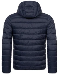 Geographical Norway Steppjacke Parka Dunkelblau/Hellblau
