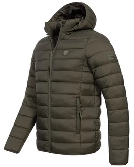 Geographical Norway Steppjacke Parka Dunkelgrün/Grün/Khaki