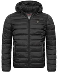 Geographical Norway Steppjacke Parka Schwarz/Grau/Dunkelgrau