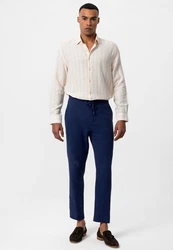 Antioch Blusenshirt Paris Langarm Casual Slim Fit Weiß/Beige/Orange/Creme