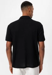 Antioch Blusenshirt ZAGREB Schwarz/Hellblau