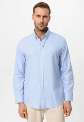 Antioch Blusenshirt Benedetto Hellblau/Blau/Dunkelblau