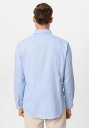 Antioch Blusenshirt Benedetto Hellblau/Blau/Dunkelblau