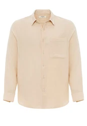 Antioch Blusenshirt Ilario Weiß/Beige/Orange/Khaki