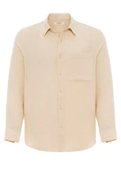 Antioch Blusenshirt Ilario Weiß/Beige/Orange/Khaki