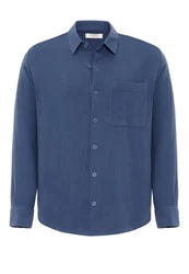 Antioch Blusenshirt Ilario Dunkelblau/Hellblau/Blau