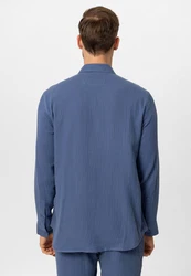 Antioch Blusenshirt Ilario Dunkelblau/Hellblau/Blau